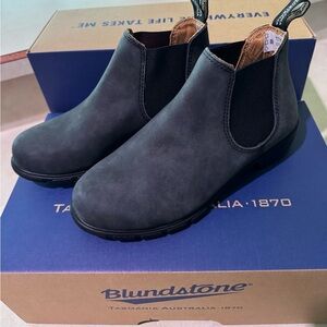 Blundstone 1971 Chelsea Womens Ankles Boots Rustic Black Sz-6.5 NIB